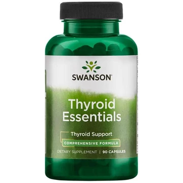Swanson Thyroid essentials pajzsmirigy komplex, komplex, 90 db