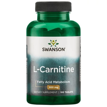 Swanson L-carnitine , 500 mg, 100 db