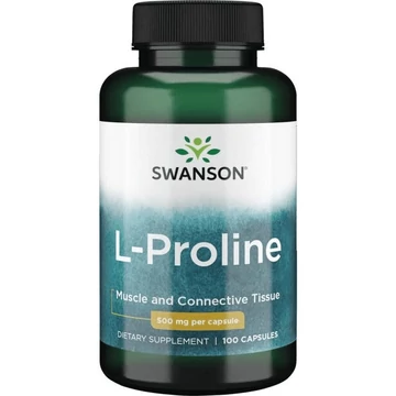 Swanson L-proline, 500 mg, 100 db
