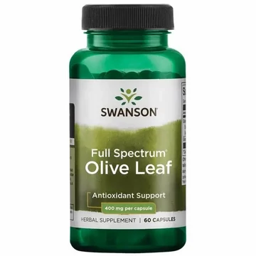 Swanson Olive leaf full spektrum, 400 mg, 60 db