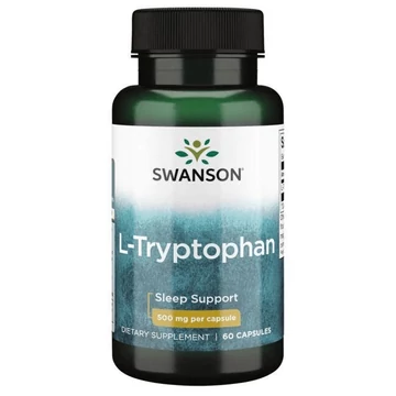 Swanson L-tryptophane az 5htp előanyaga, 500 mg, 60 db