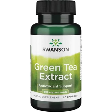 Swanson Green tea extract zöld tea kivonat, 500 mg, 60 db