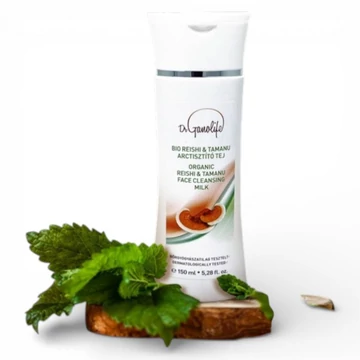 Dr. Ganolife Bio reishi & tamanu arctisztító tej, 150 ml