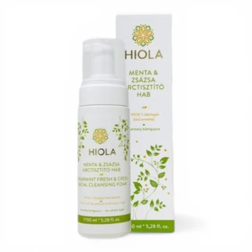 Hiola Menta & zsázsa arctisztító hab, 150 ml