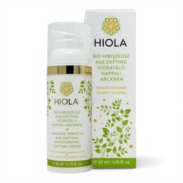 Hiola Bio hibiszkusz time defence hidratáló nappali arckrém, 50 ml