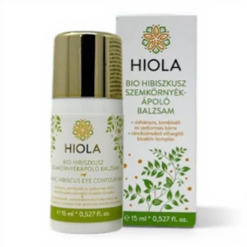Hiola Bio Hibiszkusz szemkörnyékápoló balzsam, 15 ml