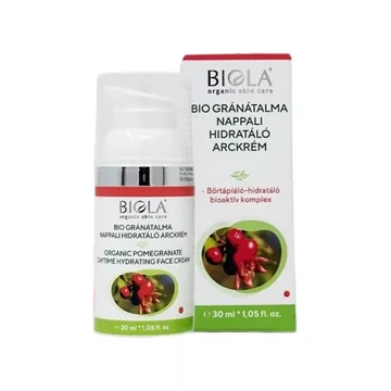Biola Bio gránátalma nappali hidratáló arckrém, 30 ml