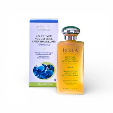 Biola Bio vetiver time defence aftershave elixír, 100 ml