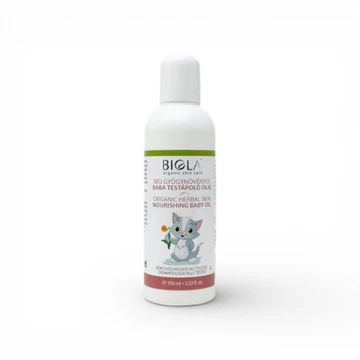 Biola Bio gyógynövényes Baba testápoló olaj, 100 ml