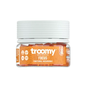 Troomy Nootropics Focus, Funkcionális gombás gumivitamin maracuja-mandarin ízű, 30 db