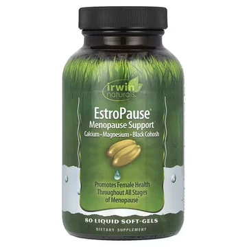 Irwin Naturals EstroPause menopauza támogató formula, 80 db lágyzselatin kapszula