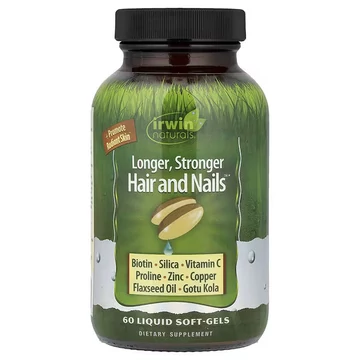 Irwin Naturals Haj és Köröm növekedés támogató, 60 db lágyzselatin kapszula