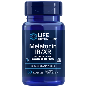 Melatonin IR/XR 1.5 mg, 60 db, Life Extension
