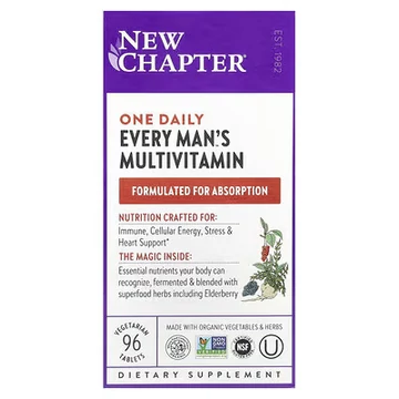 New Chapter Every Man's One Daily multivitamin férfiaknak, 96 db