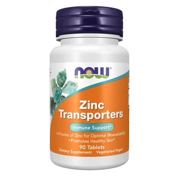 NOW Foods Cink Transzporterek, 90 tabletta (22 mg/tabletta)