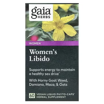 Gaia Herbs Női Libido, 60 Vegán folyékony fitokapszula