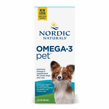 Nordic Naturals Omega-3 Pet kis testű kutyáknak és macskáknak, 60 ml