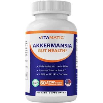Vitamatic Akkermansia Muciniphila Bélrendszer egészsége, 60 db késleltetett hatóanyag-leadású kapszula