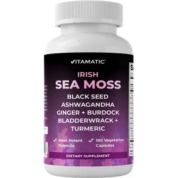 Vitamatic Ír tengeri moszat, 180 vegetáriánus kapszula