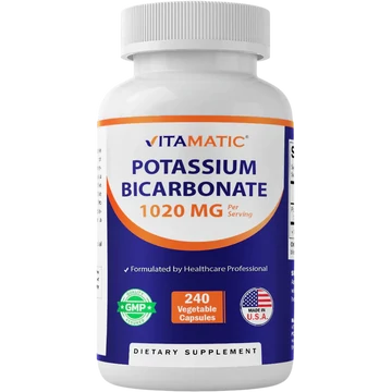 Vitamatic Kálium-bikarbonát, 240 növényi kapszula (510 mg/kapszula)