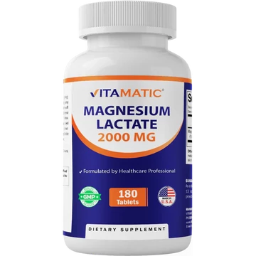 Vitamatic Magnézium-laktát, 180 tabletta (1 000 mg/tabletta)