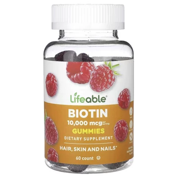 Lifeable Gyerek Biotin Gumivitamin, Málnás, 60 db