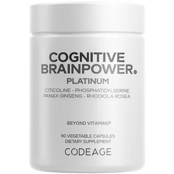 Codeage Cognitive Brainpower Platinum, 90 növényi kapszula