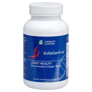 Longevity By Nature KollaGen II-XS - Célzott támogatás az ízületeknek és porcoknak, 120 db