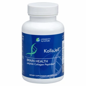 Longevity By Nature KollaJell - Természetes támogatás fókuszhoz és mentális frissességhez, 60 db