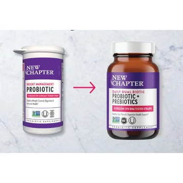 Daily Dual Biotic Probiotic + Prebiotic, 30 db, New Chapter