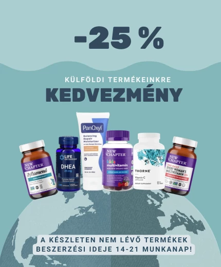 Válogatott külföldi vitaminok, most kedvezményesen, május 18-ig!