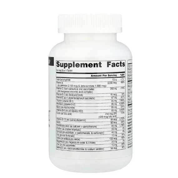 Source Naturals Mega-One™ Multivitamin Ásványi Anyagokkal, 180 db