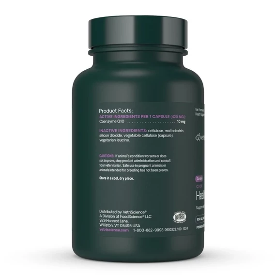 Vetri Science COENZYME Q10, 10 mg, 100 db