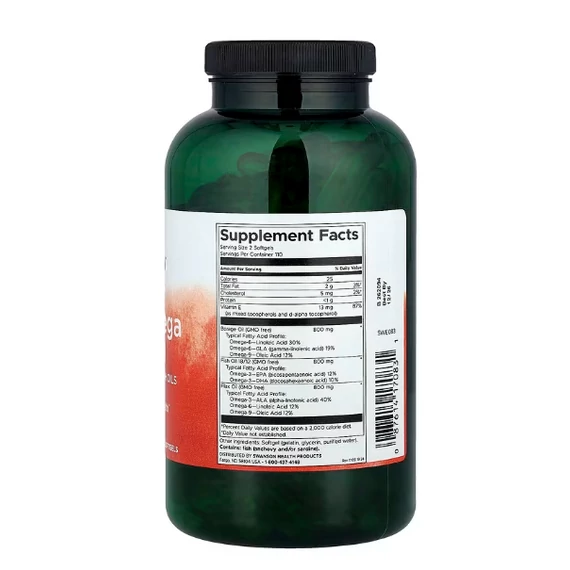 Swanson Multi Omega 3-6-9 lágyzselatin kapszula, 220db