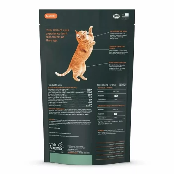 Vetri Science GlycoFlex Plus csípő- és ízületi támogatás macskáknak, 30 db