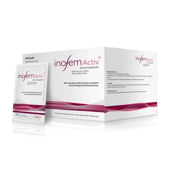 5905669625074Inofem Activ Inozitol és folsav tartalmú étrend-kiegészítő por, 60 tasak