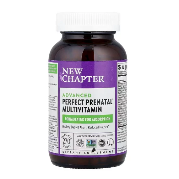 New Chapter Perfect Prenatal terhesvitamin 270 db