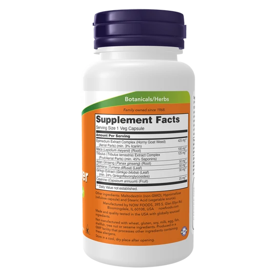 NOW Foods Men’s Virility Power - Férfierő vegán kapszula, 60db