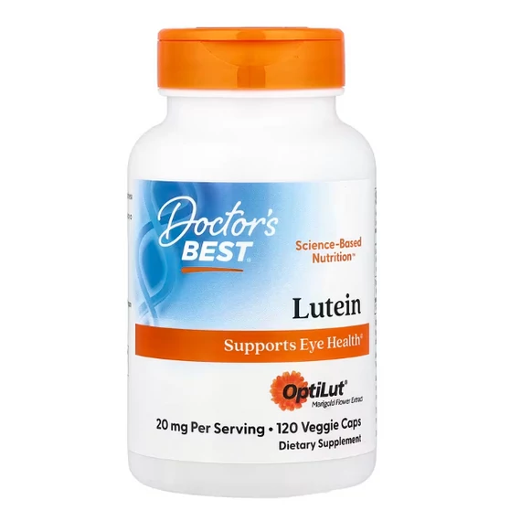 Doctor's Best Lutein növényi kapszula, 120 db