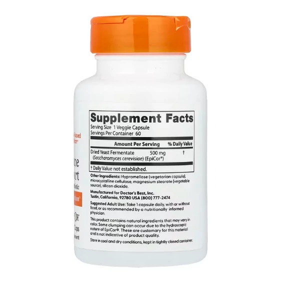 Doctor's Best Immun Support Postbiotic 500 mg növényi kapszula, 60 db