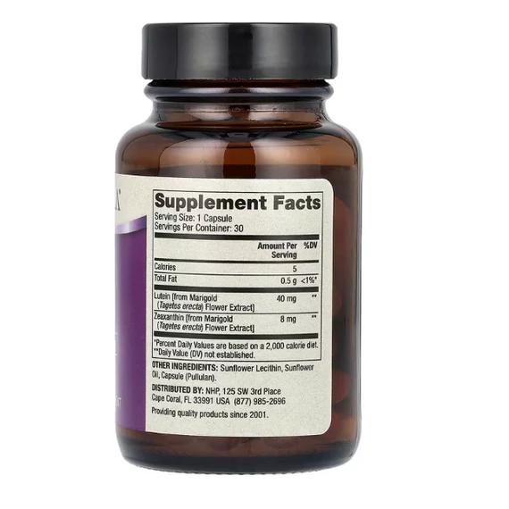 Dr. Mercola Lutein & Zeaxanthin kapszula 40 mg luteinnel, 30 db
