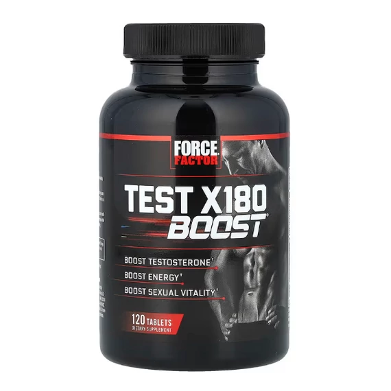 Force Factor Test X180 Boost tesztoszteronszintet támogató étrend-kiegészítő, 120 db