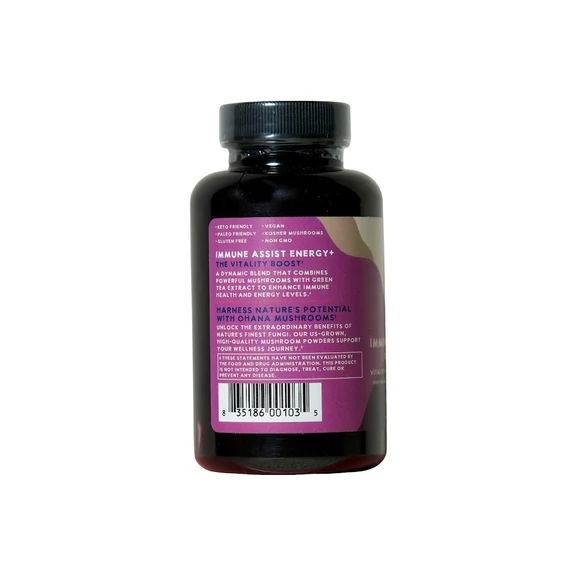 Immune Assist Energy+ immunerősítő gyógygomba keverék, 90 db