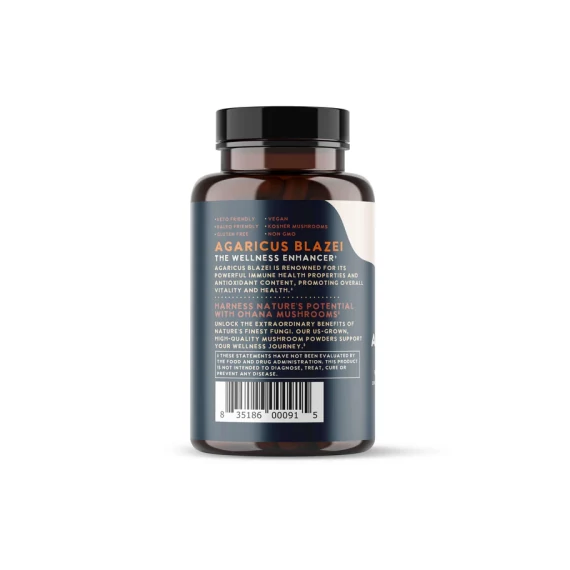 Agaricus Blazei mandulagomba kapszula, 500 mg, 90 db