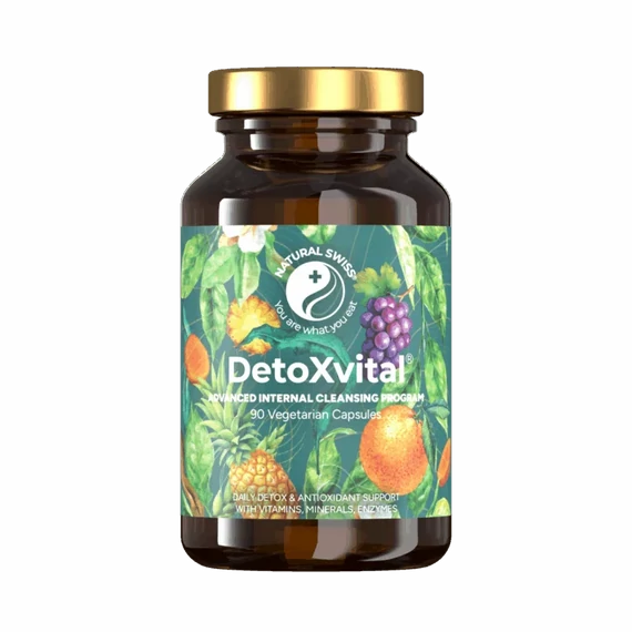 NaturalSwiss Detox Vital immunerősítő antioxidáns formula, 90 kapszula