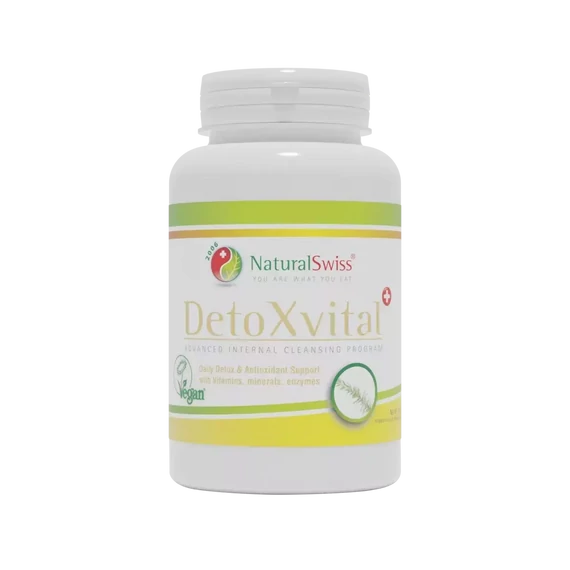 NaturalSwiss Detox Vital immunerősítő antioxidáns formula, 90 kapszula