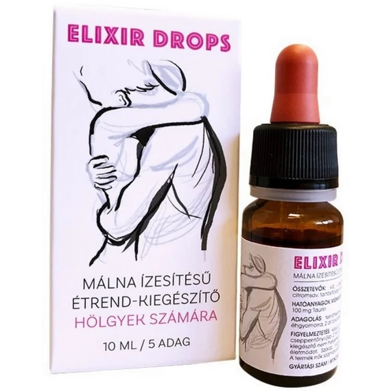 Elixir Drops vágyfokozó cseppek hölgyeknek, 10ml/5adag
