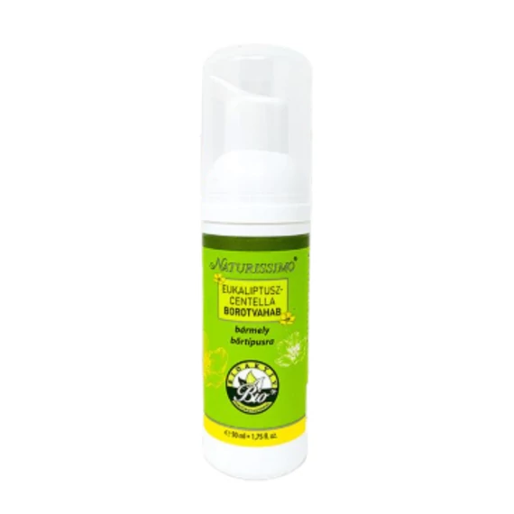 Naturissimo Eukaliptusz-centella borotvahab , 50 ml