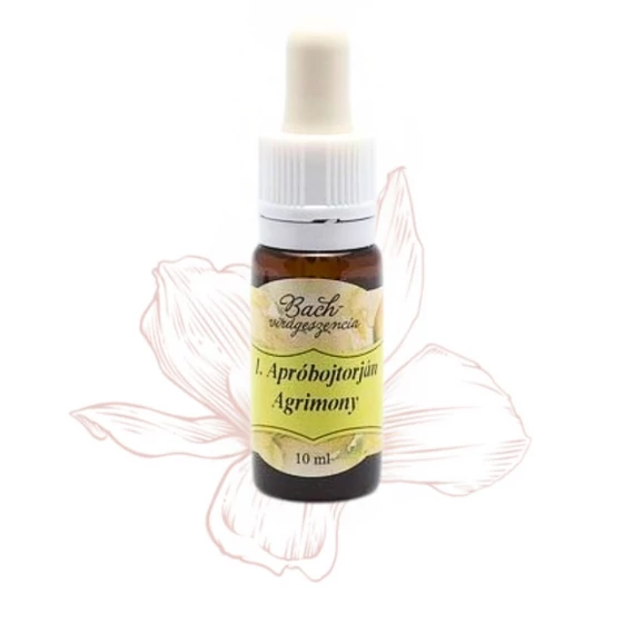 Bach virágterápia, 10 ml - Apróbojtorján, az őszinteség virága - 1-es