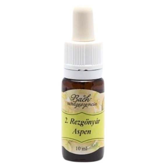 Bach virágterápia, 10 ml - Rezgőnyár, a sejtelem virága - 2-es